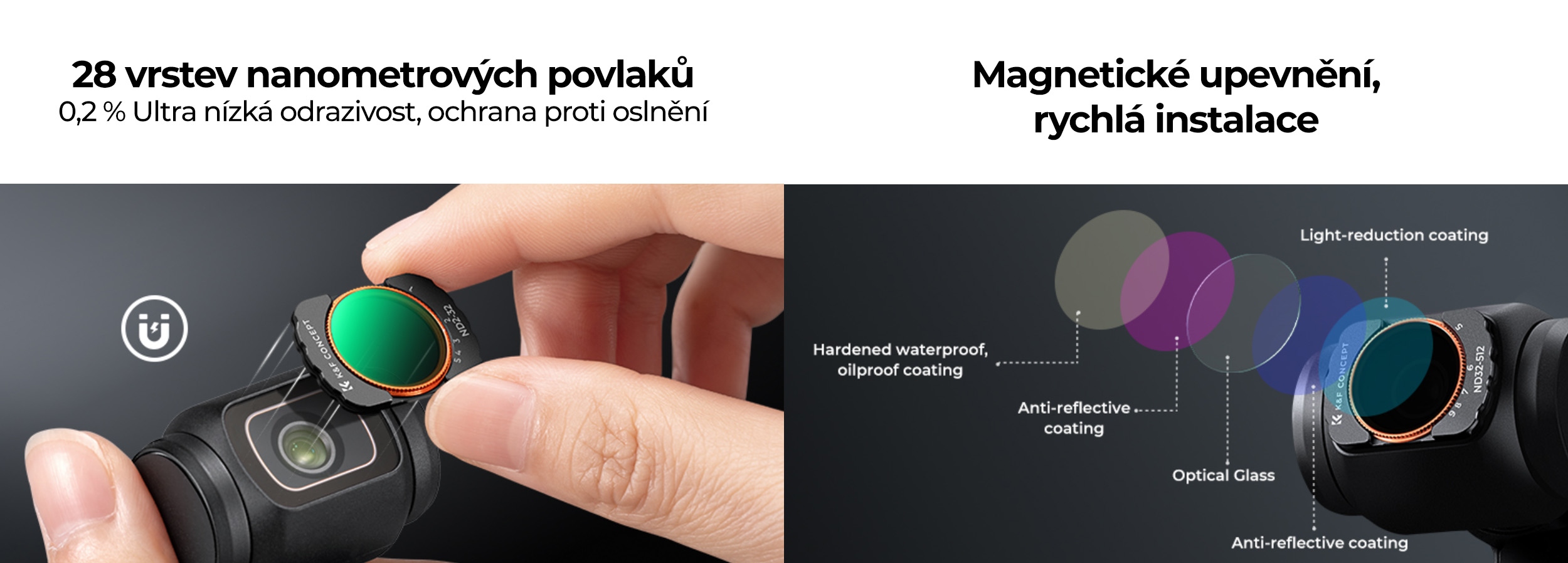 kf-concept-sada-magnetickych-filtru-pro-dji-osmo-pocket-3-cpl-black-mist-vnd-pp-3